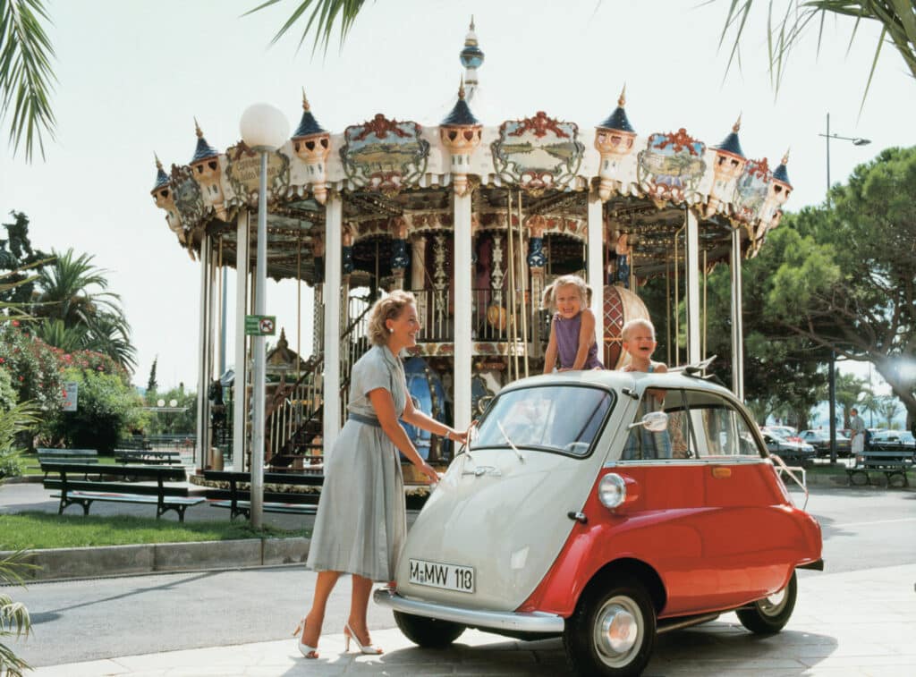 Antiguo Isetta de BMW.