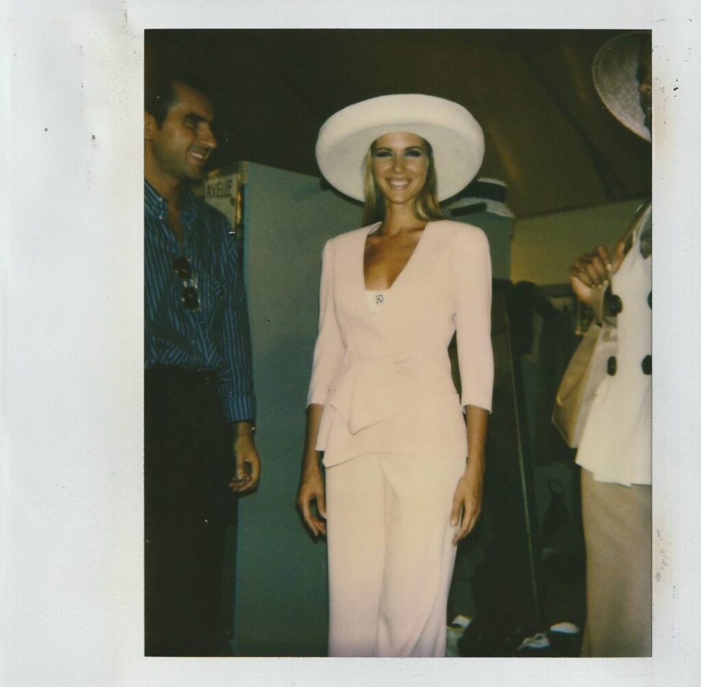 Polaroids de backstage del desfile coleccion primavera verano 1993. © Archivo Pedro del Hierro Diego Santos Vivero 1 1