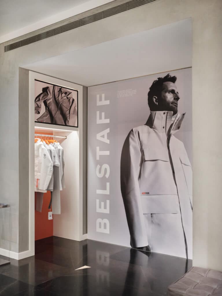 La boutique de Belstaff en Santa Eulalia, Barcelona. 