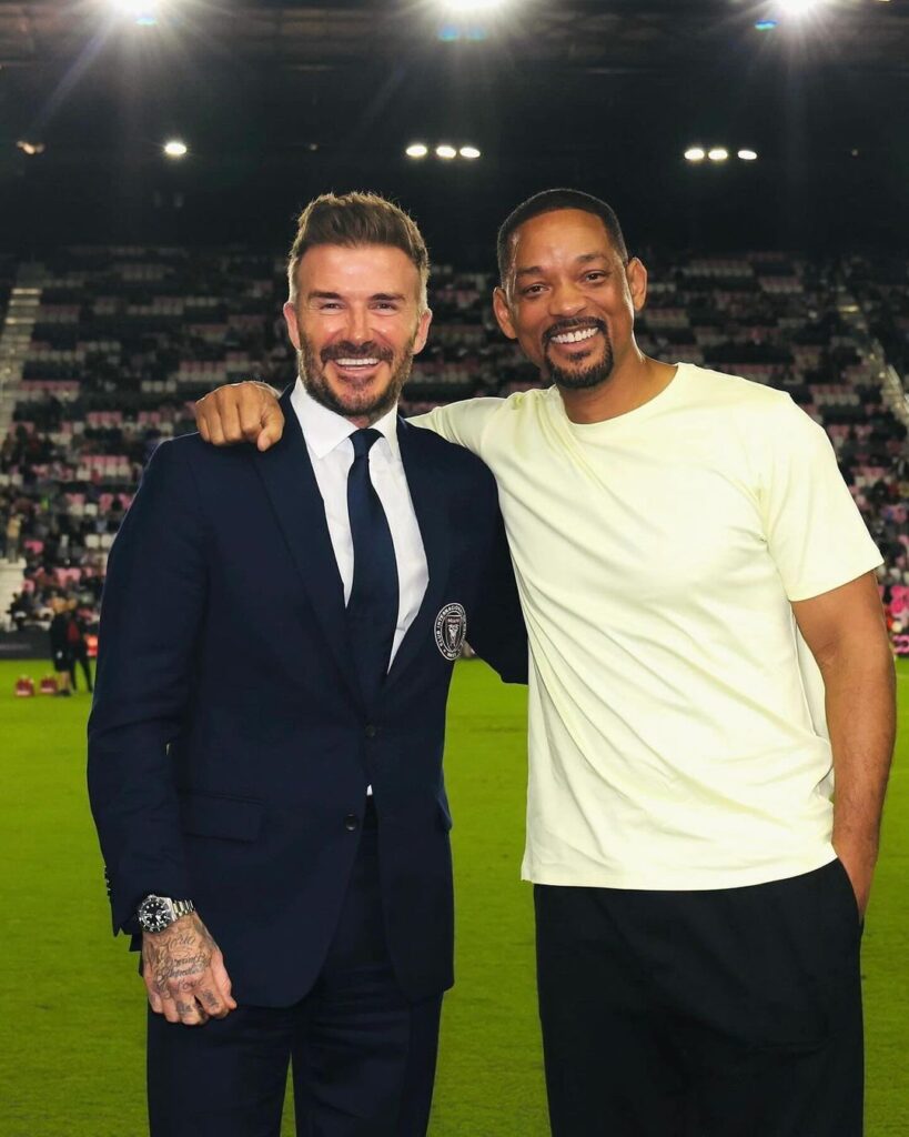 David Beckham y Will Smith