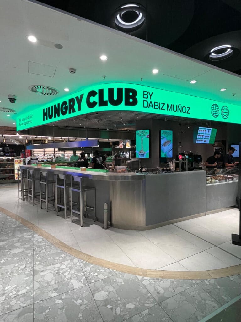 Primer Hungry Club de Dabiz Muñoz y Avolta en el Aeropuerto Adolfo Suárez Madrid-Barajas.