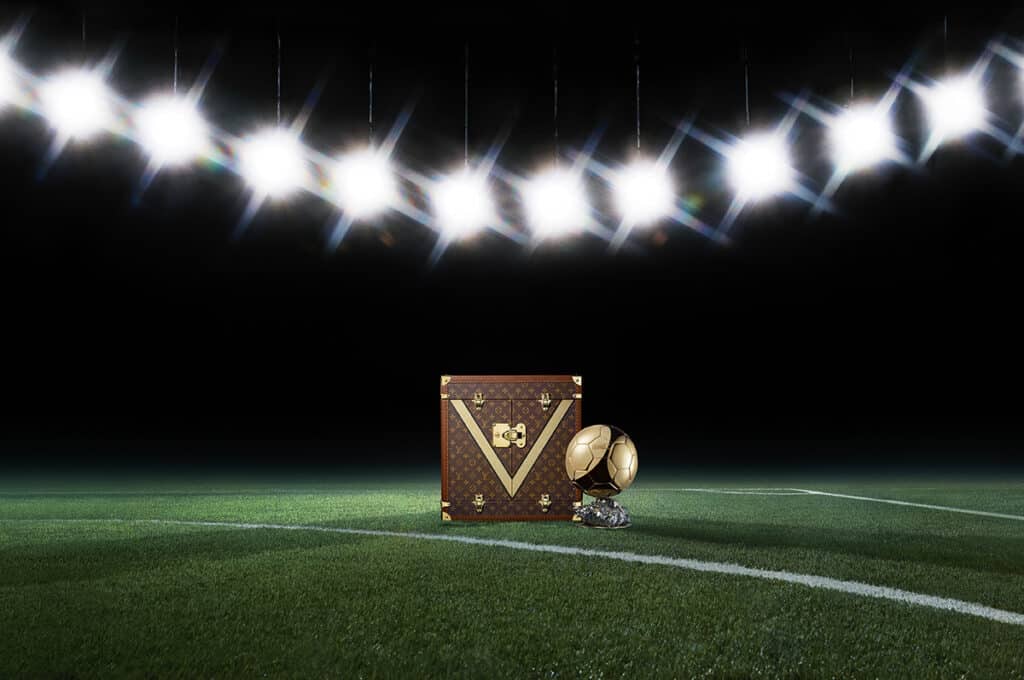 Baúl Trofeo Balón de Oro de Luis Vuitton 2024.