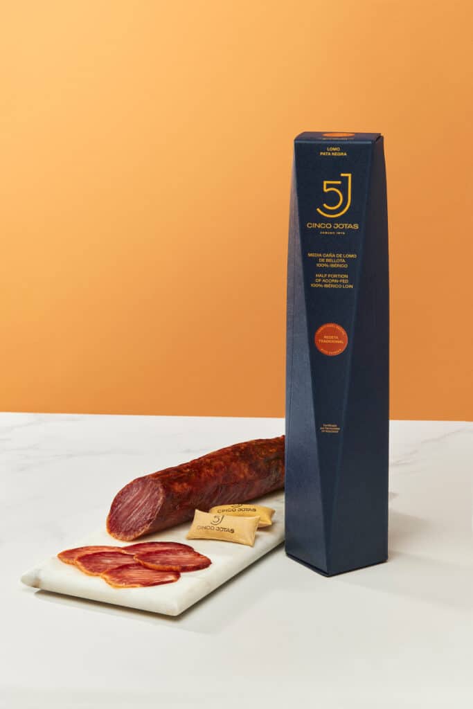 Jamón 100% ibérico Cinco Jotas.