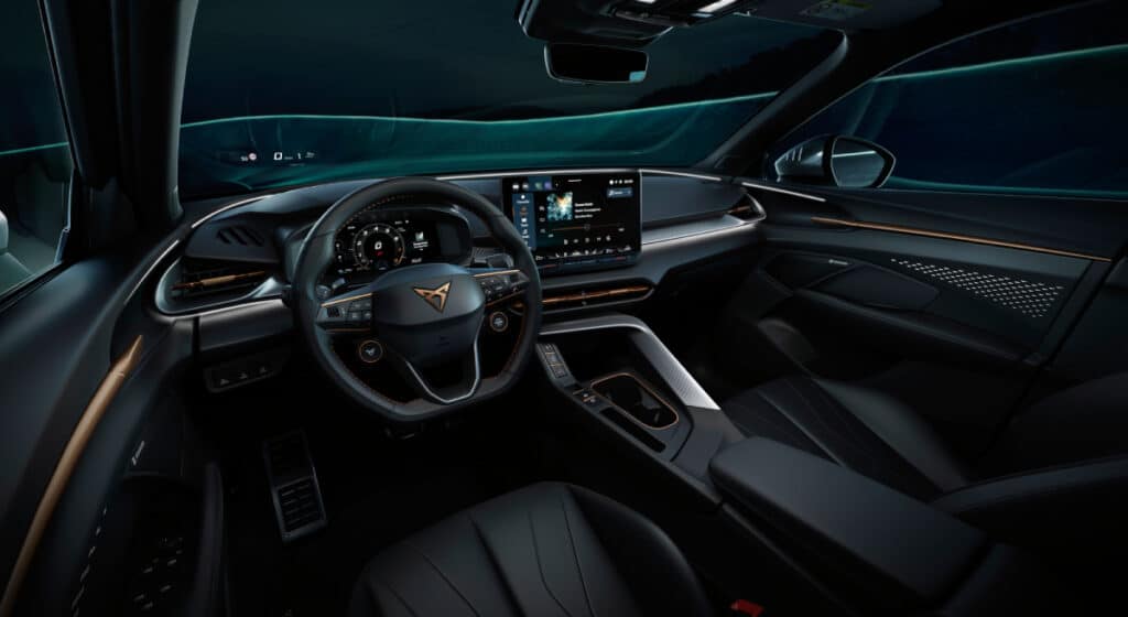 Interior del nuevo SUV Terramar de CUPRA.