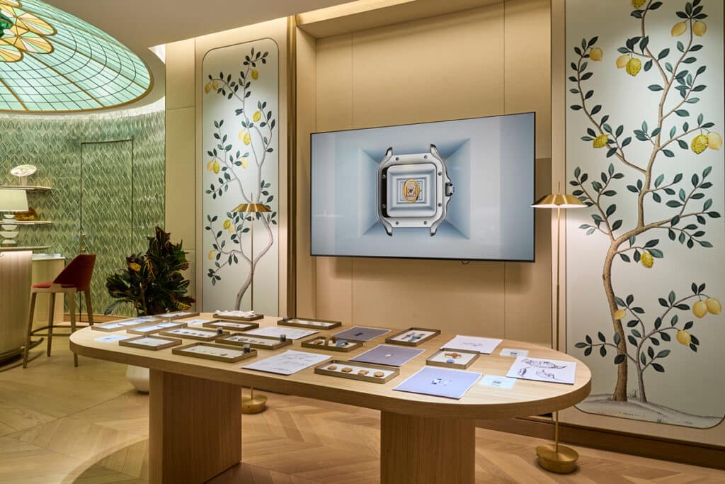 Boutique de Cartier en Barcelona.