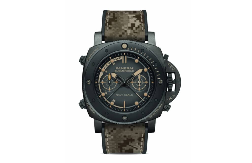 Submersible Chrono
Navy SEALs Titanio PAM01521 de Panerai.