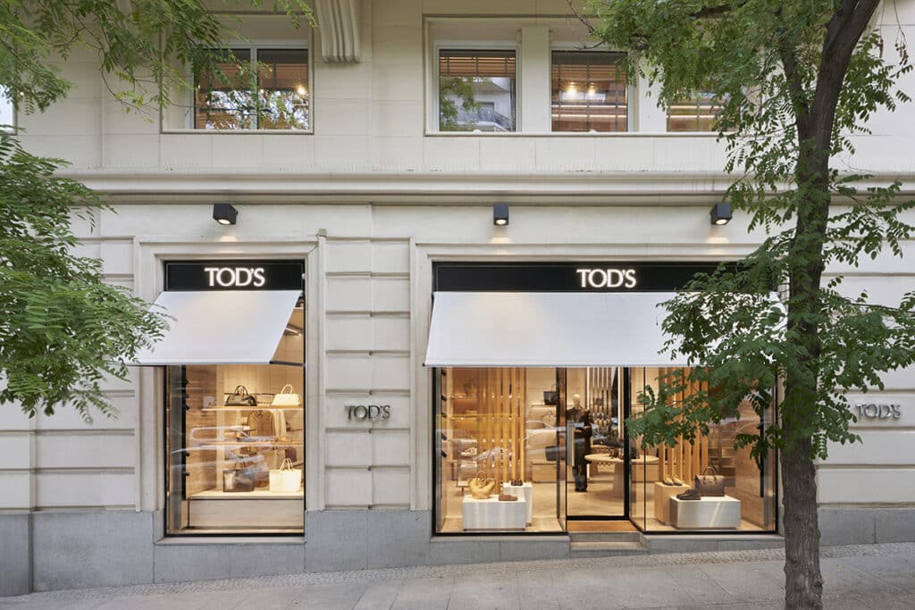 Tienda de Tod's en la calle Ortega y Gasset de Madrid.