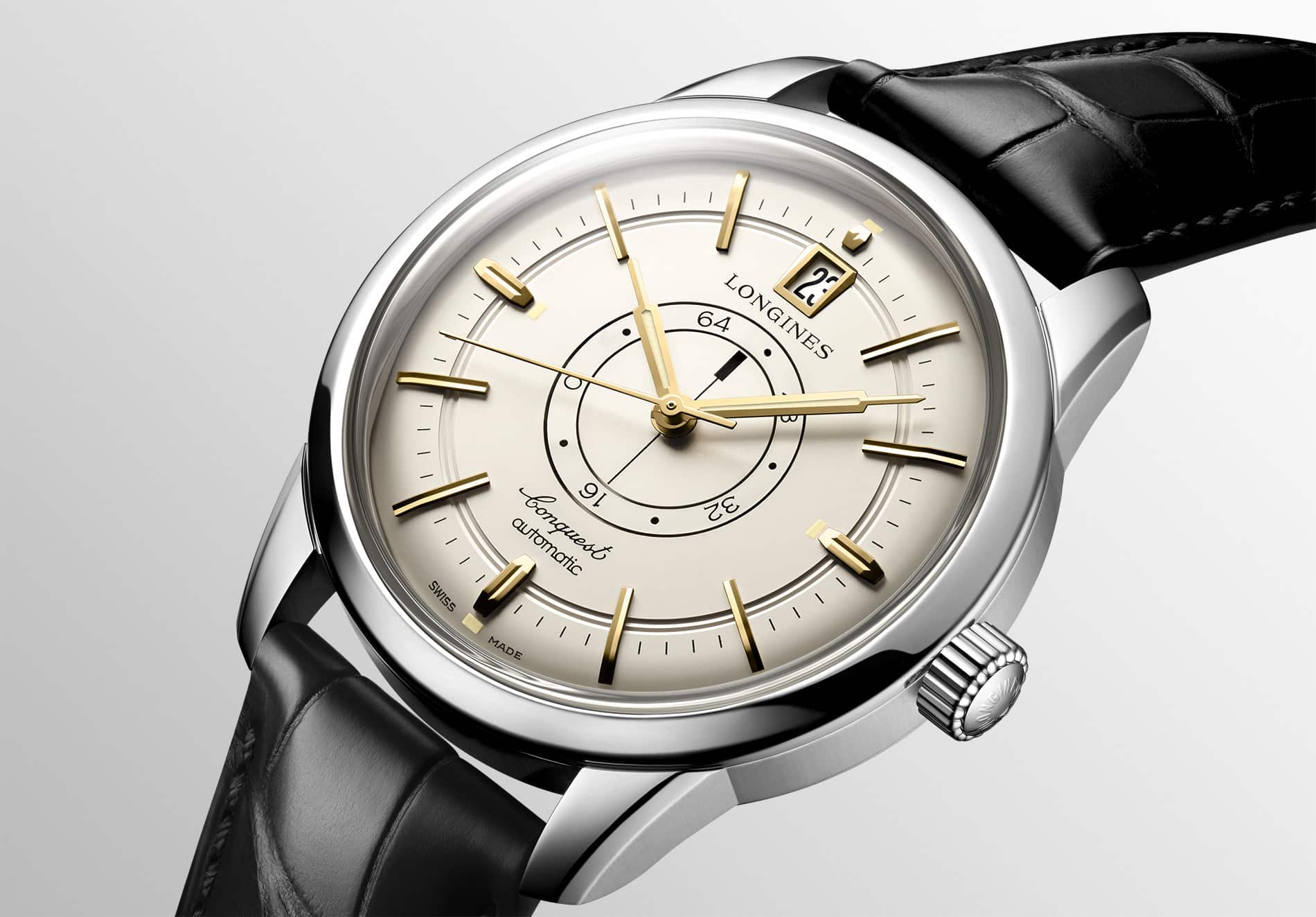 Conquest Heritage Central Power Reserve de Longines.