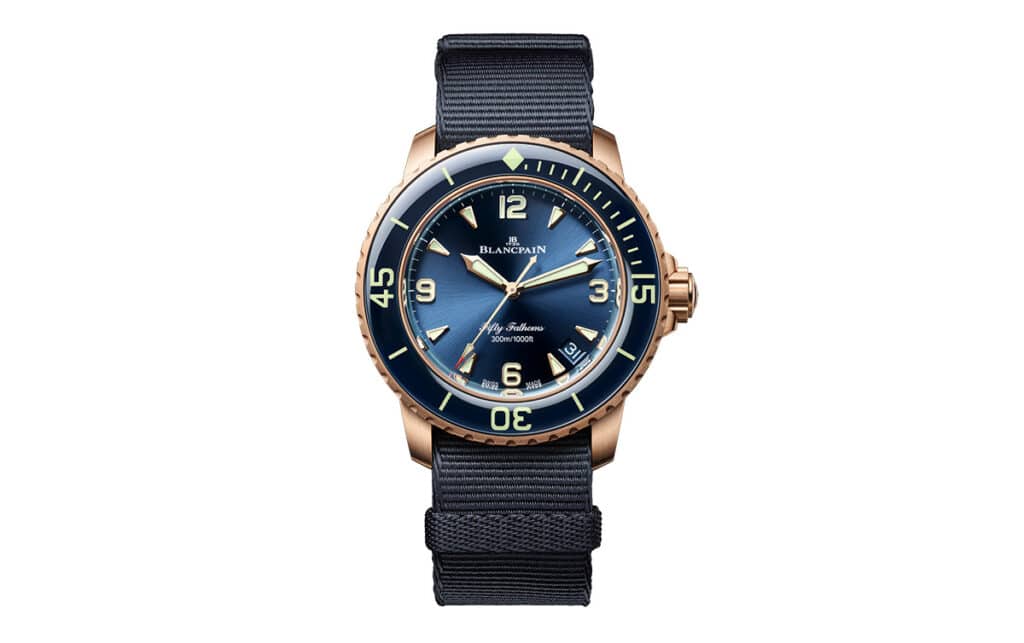 Fifty Fathoms Automatique de Blancpain.