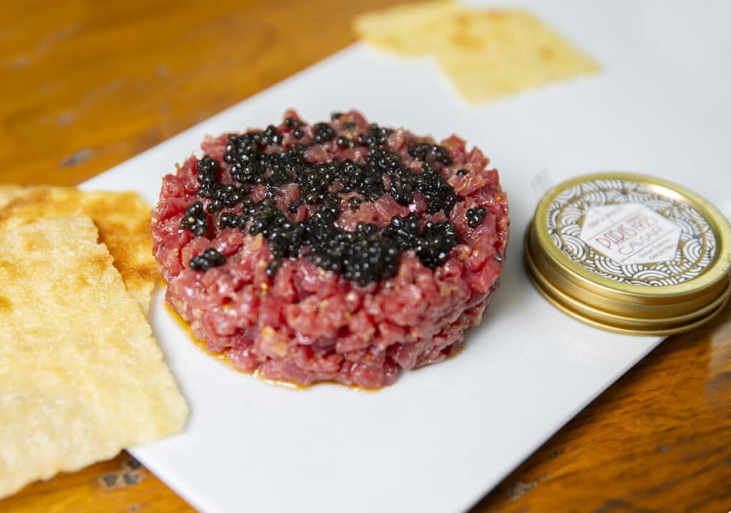 Edición limitada Steak Tartar Oro de La Finca Jiménez Barbero.