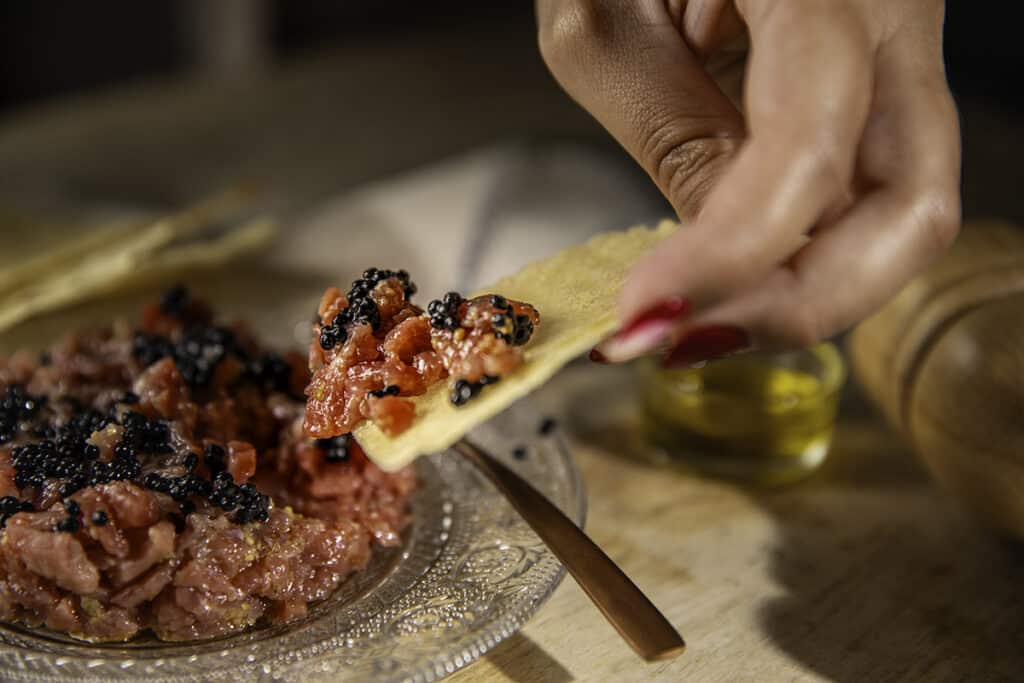 Edición limitada Steak Tartar Oro de La Finca Jiménez Barbero.