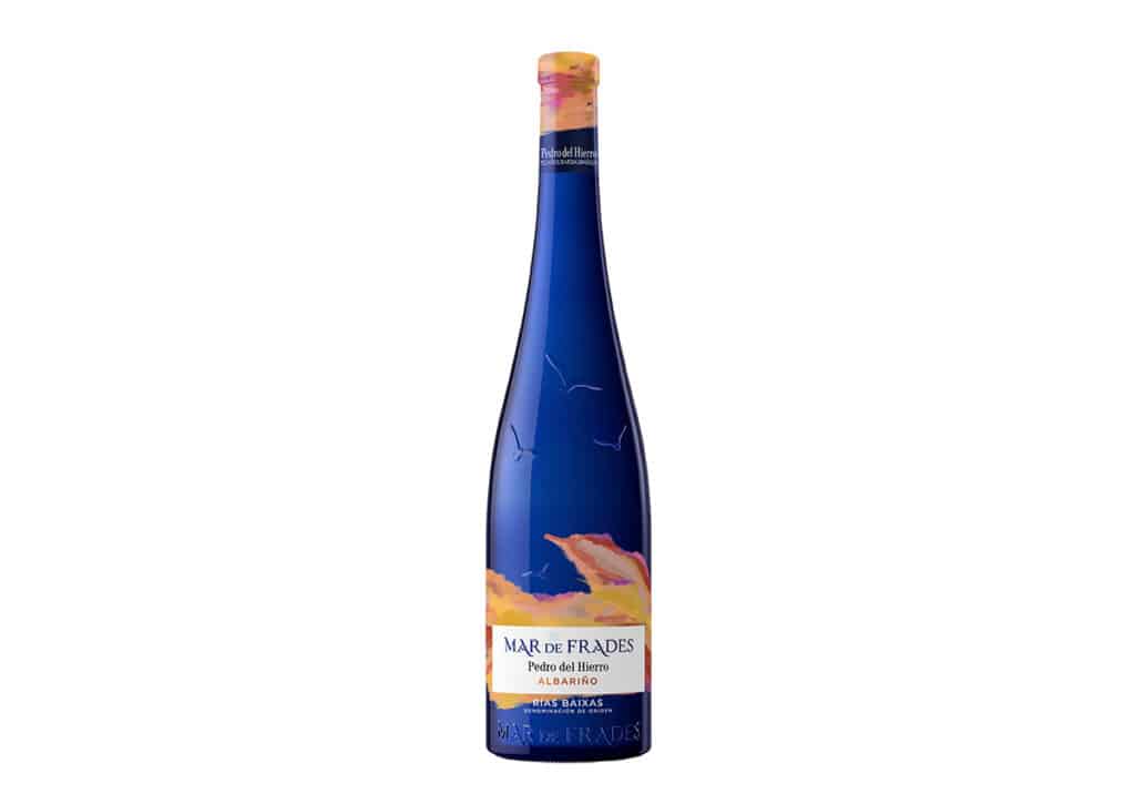 Botella de vino Mar de Frades Albariño Edición Limitada.