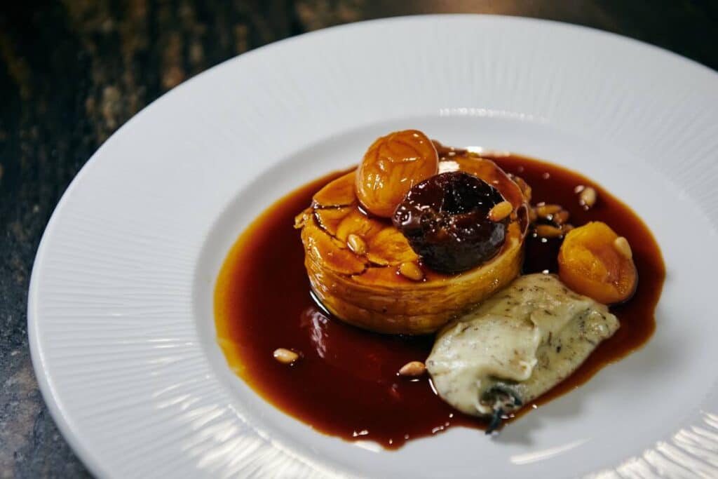 Sopa de galets del restaurante Sintonia en el hotel Gallery.