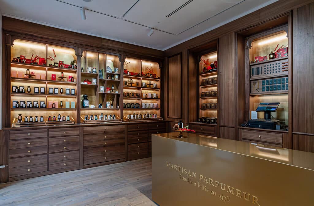 Boutique de L’Artisan Parfumeur en Madrid.