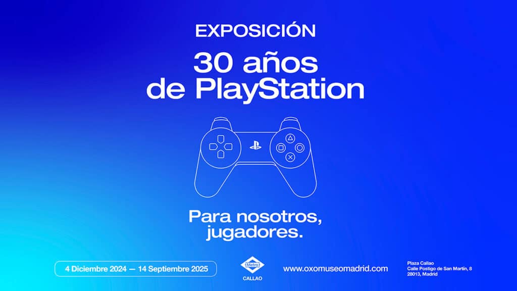 ‘Para nosotros, jugadores: 30 años de historia de PlayStation’, exposición temporal de OXO Museo del Videojuego Madrid.