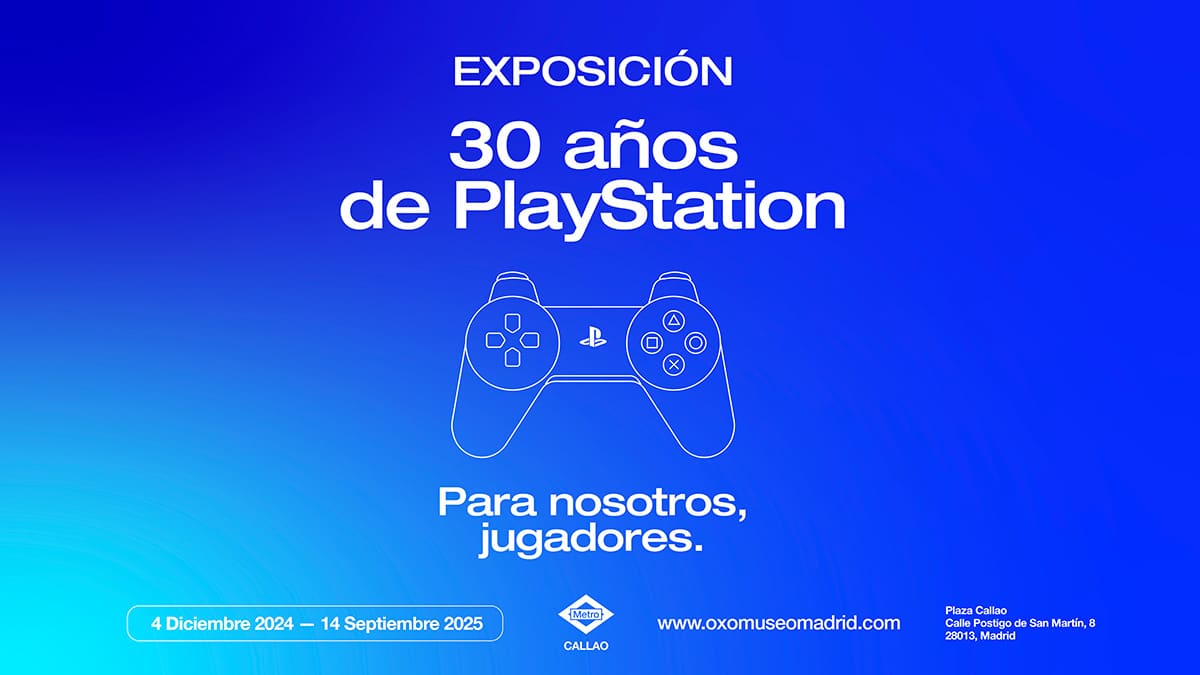 ‘Para nosotros, jugadores: 30 años de historia de PlayStation’, exposición temporal de OXO Museo del Videojuego Madrid.