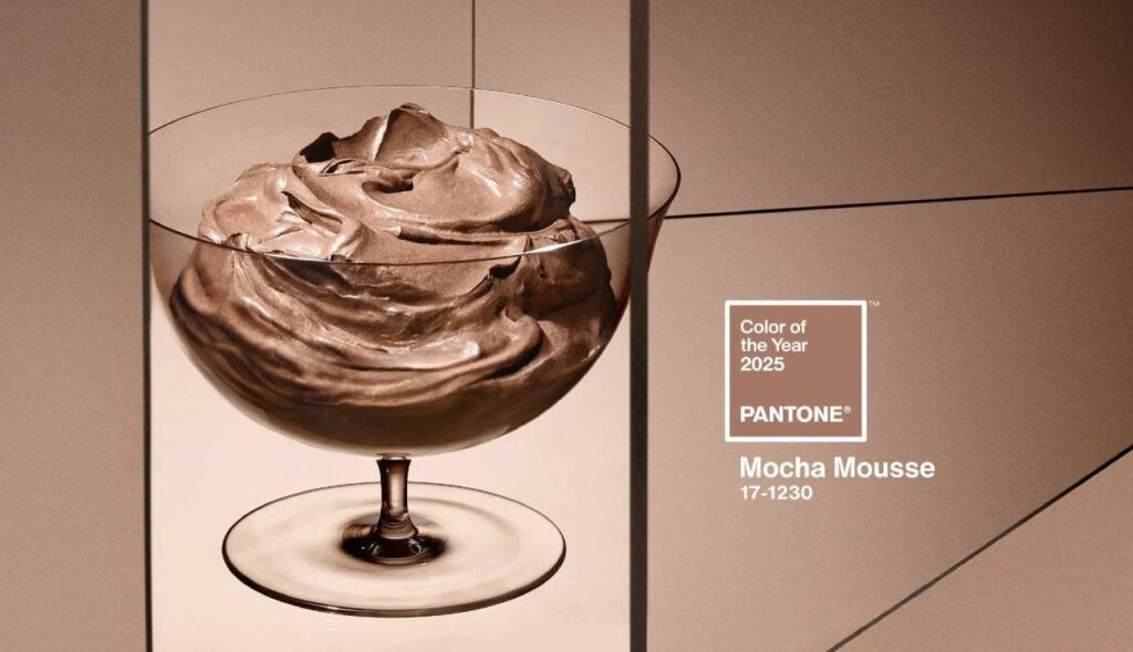 mocha mousse color pantone 2025