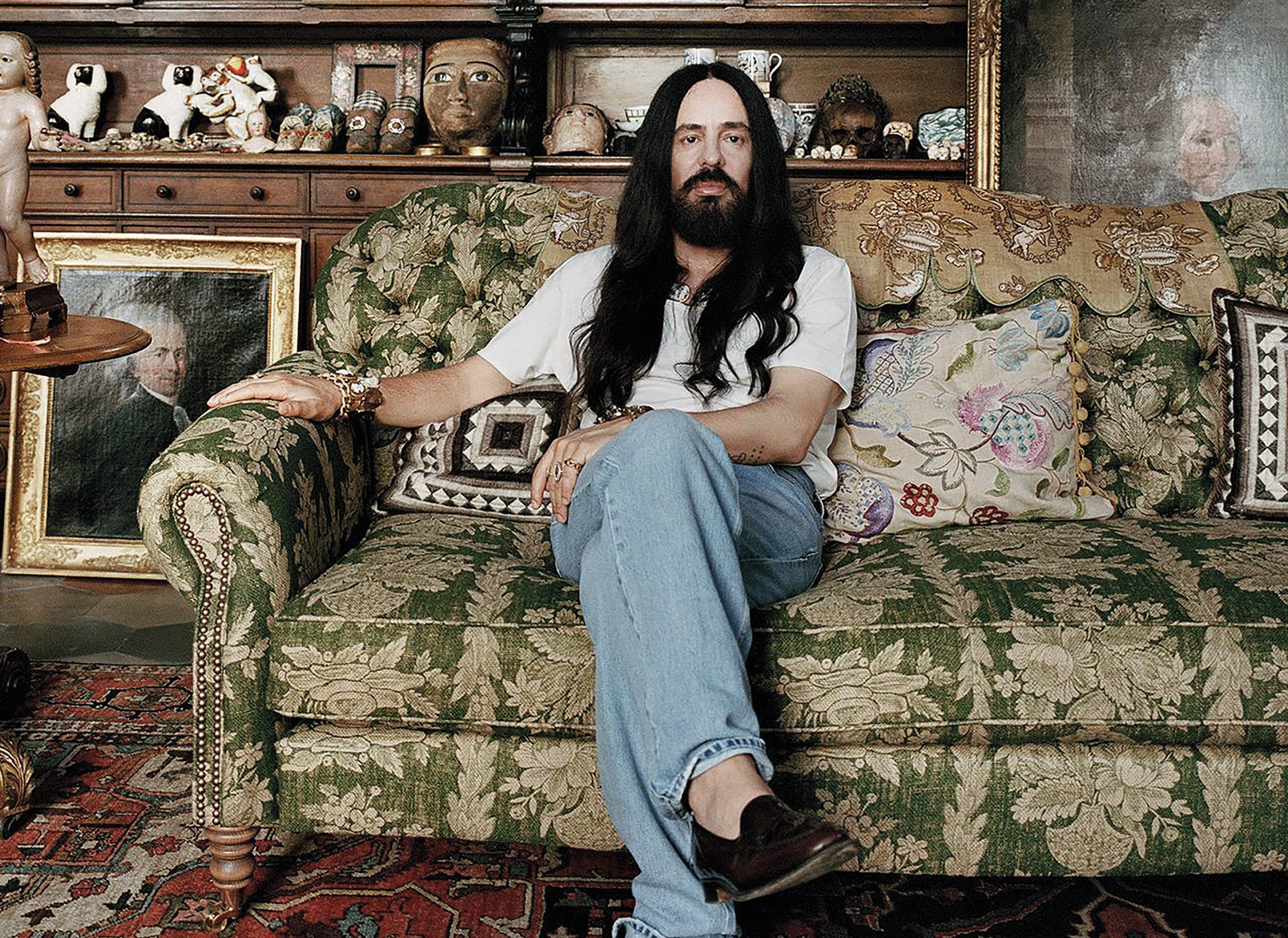 Alessandro Michele, diseñador de moda italiano y director creativo de Valentino.