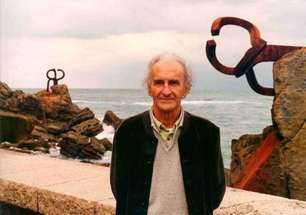 Peine del Viento en San Sebastián, una de las esculturas más icónicas de Eduardo Chillida.