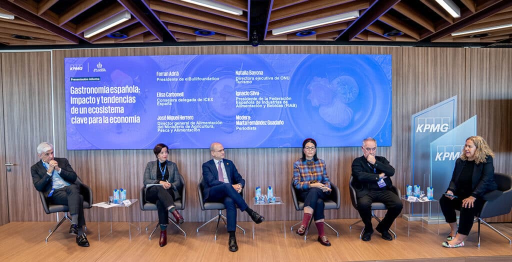 Presentación del informe La gastronomía española: impacto y tendencias de un ecosistema clave para la economía.