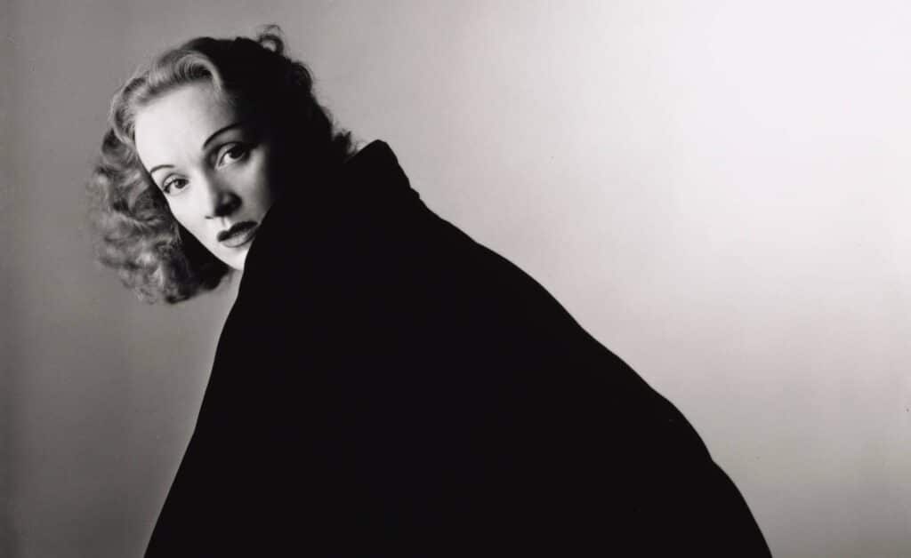 Fotografía de Marlene Dietrich, New York, 1948, realizada por Irving Penn