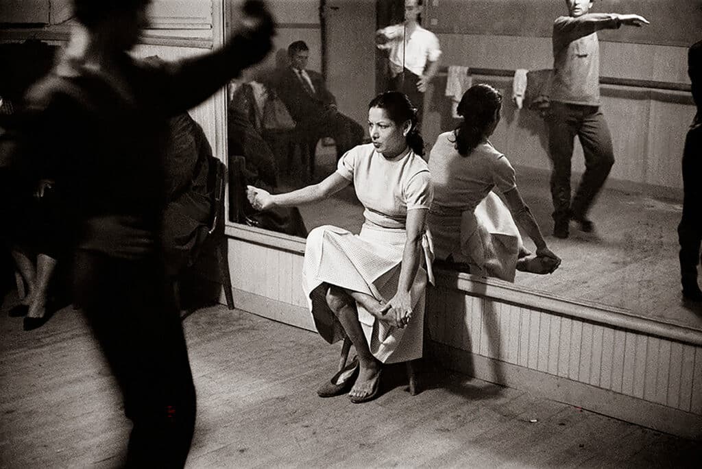 Carmen Amaya, Madrid, 1961. Gelatina y plata. Copia posterior. Fotografía de Ramón Masats.