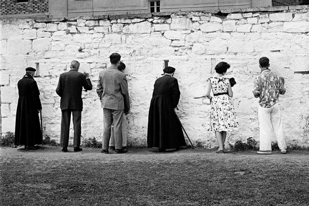 Sanfermines, 1957-60. Gelatina y plata. Copia de época. Fotografía de Ramón Masats.