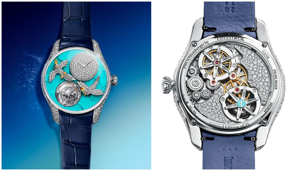 Jean Schlumberger by Tiffany Bird on a Flying Tourbillon de Tiffany & Co.