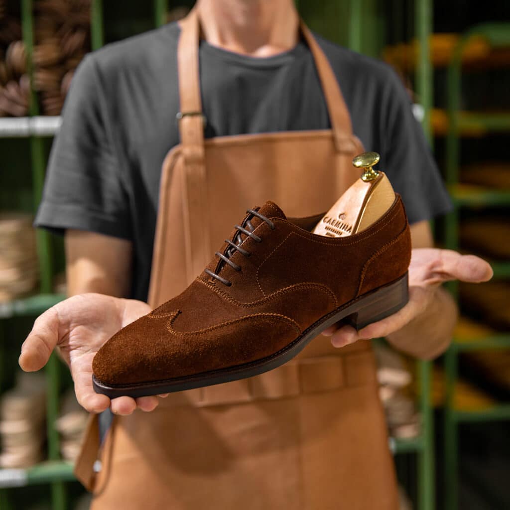 Zapatos fabricados con Cordovan de Carmina Shoemaker.