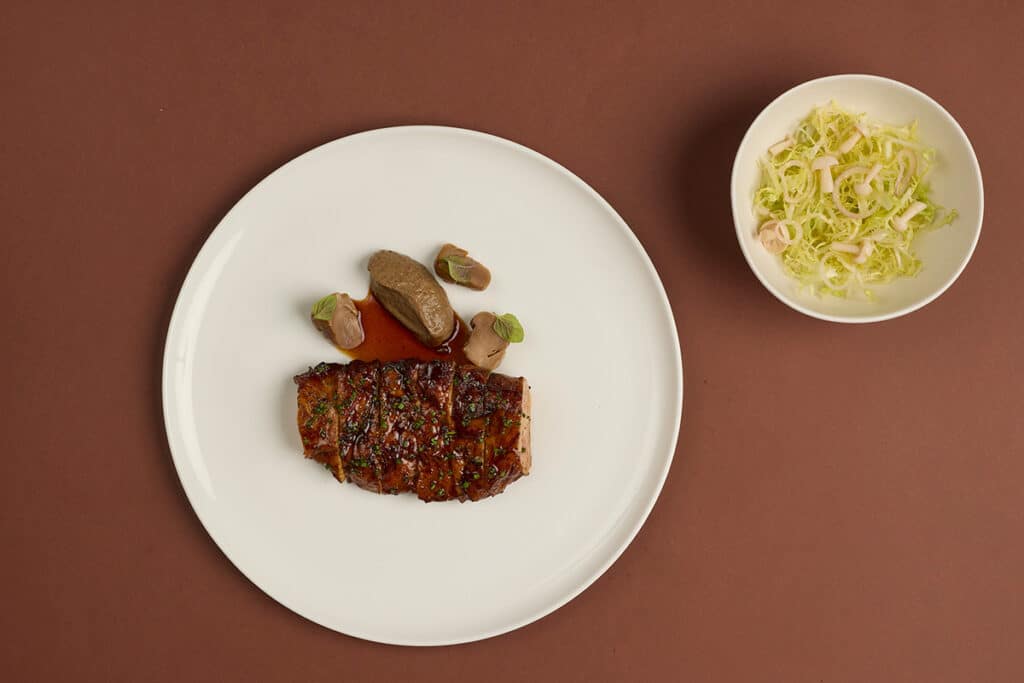 Cornamusa: un auténtico homenaje al recetario madrileño en el Palacio de Cibeles 2 Plato de Los almuerzos de Cornamusa en el Palacio de Cibeles.