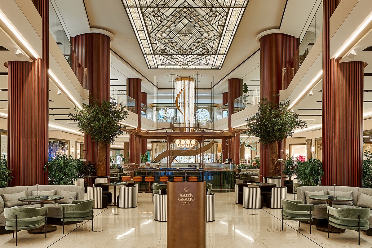 Galería Canalejas, un gran espacio de compras en Madrid.