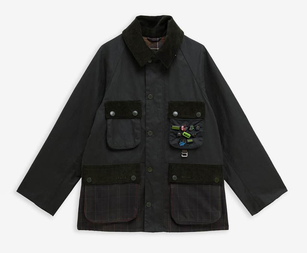 Chaqueta Bedale Barbour x Crocs.