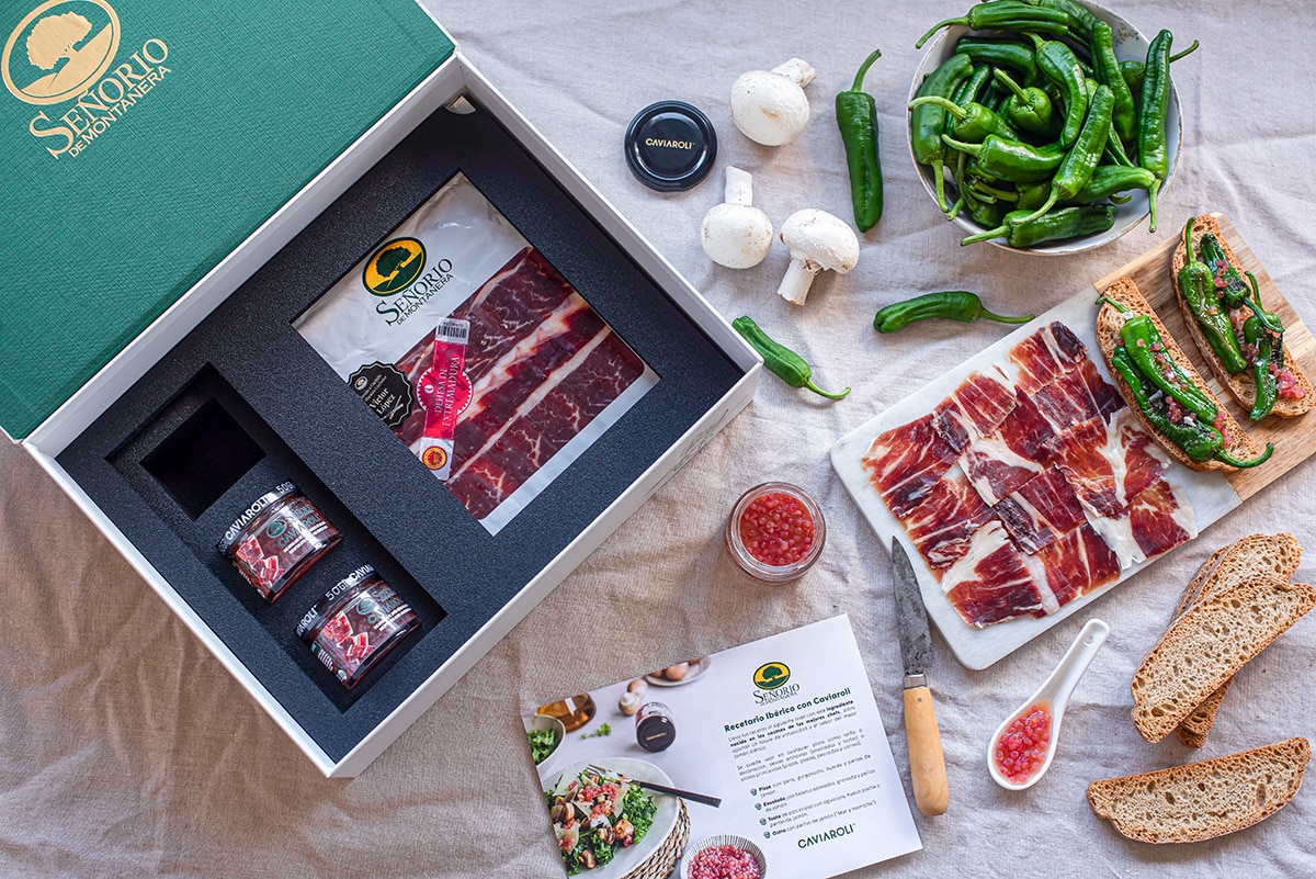 Un Día de la Madre con sabor ibérico: la propuesta gourmet de Señorío de Montanera 1 Pack ‘Experiencia Señorío’ de Señorío de Montanera.