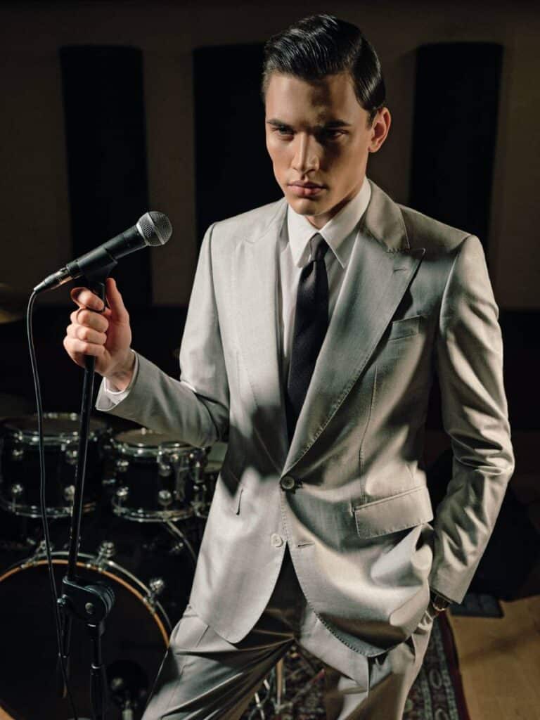 Look Gentleman inspirado en la moda masculina de los años 50.