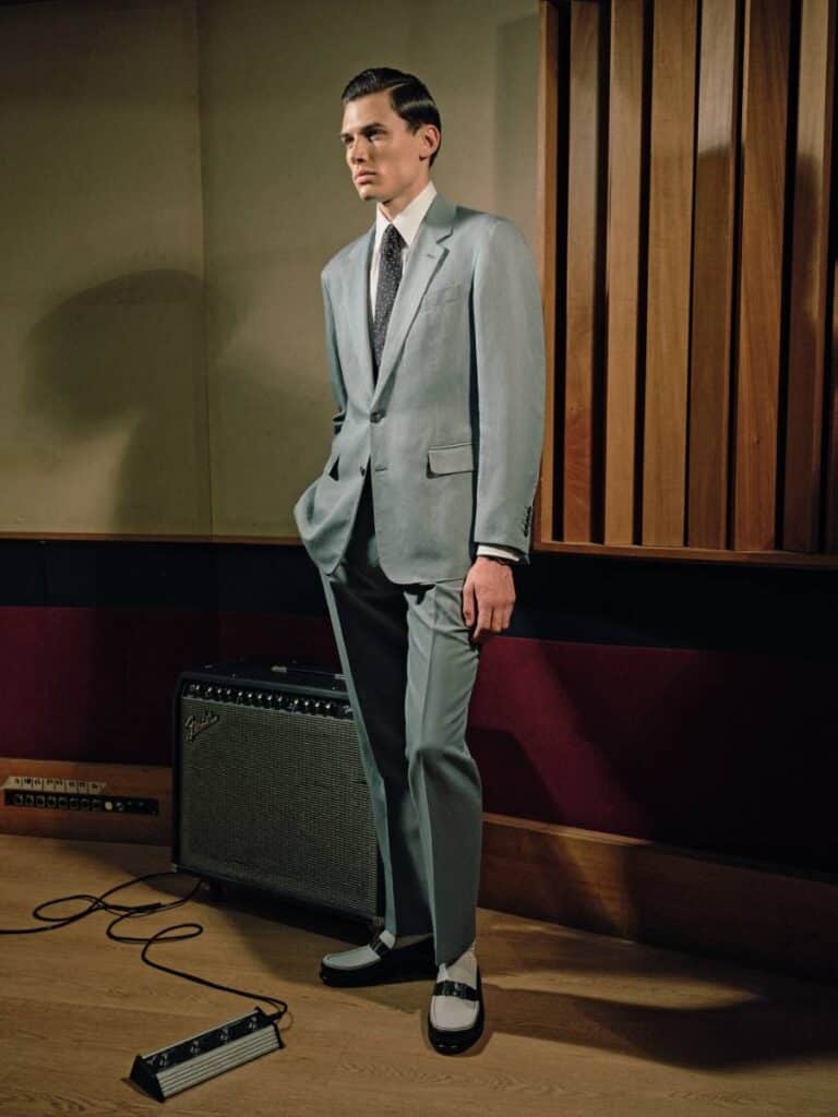 Look Gentleman inspirado en la moda masculina de los años 50.