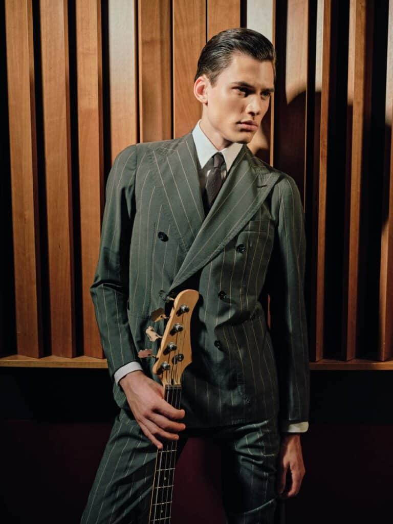 Look Gentleman inspirado en la moda masculina de los años 50.