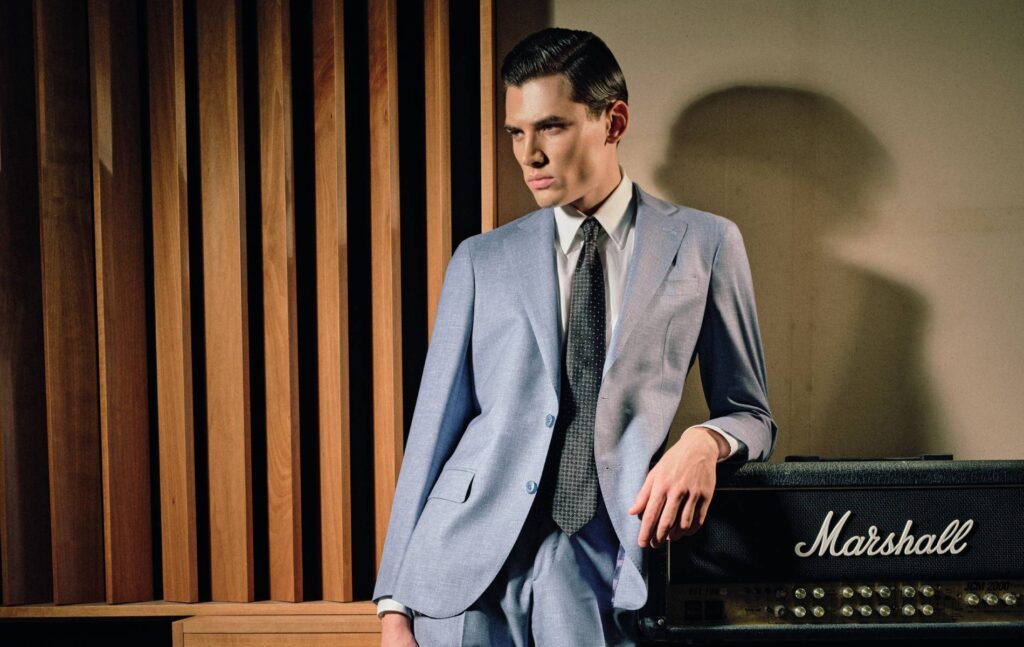 Look Gentleman inspirado en la moda masculina de los años 50.