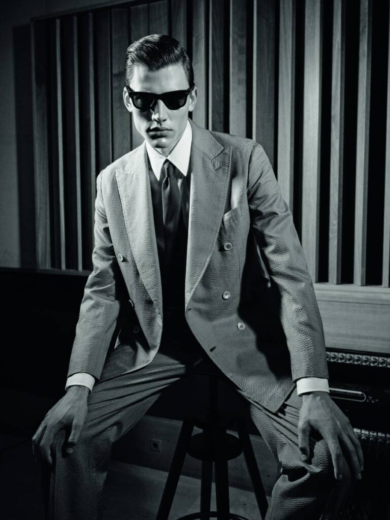 Look Gentleman inspirado en la moda masculina de los años 50.