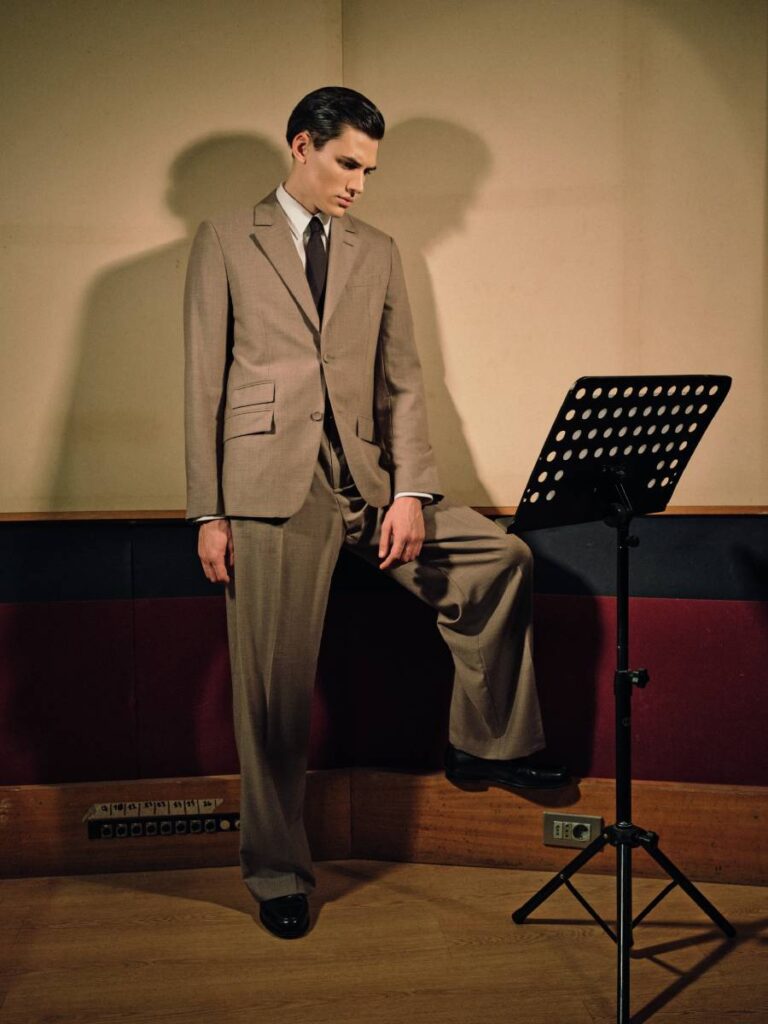 Look Gentleman inspirado en la moda masculina de los años 50.