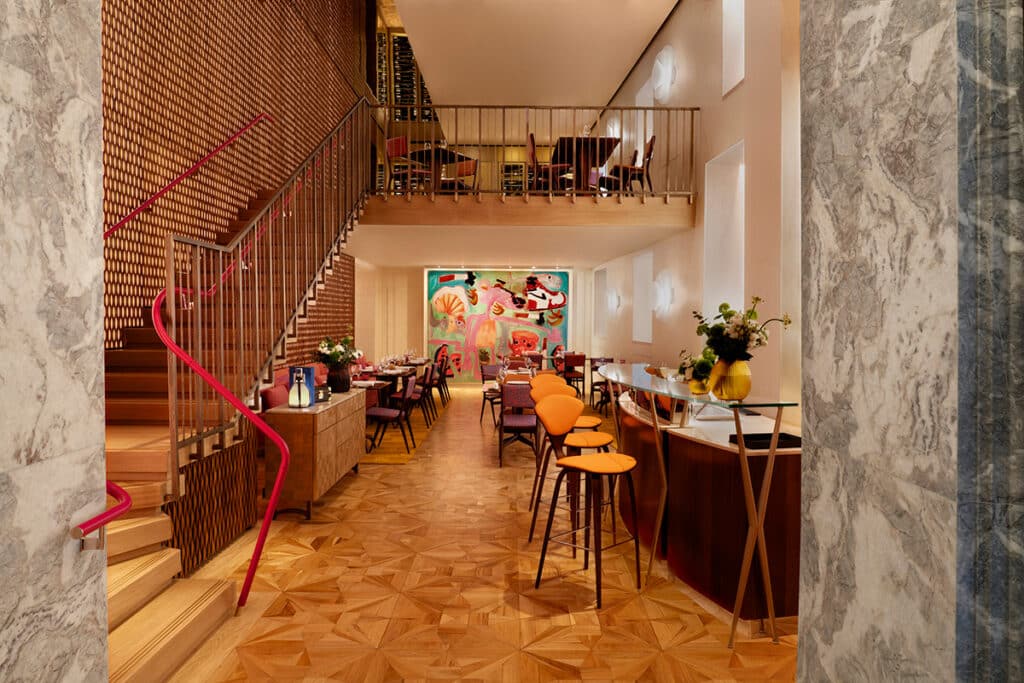 Restaurante Dav by Da Vittorio Louis Vuitton en Milán.