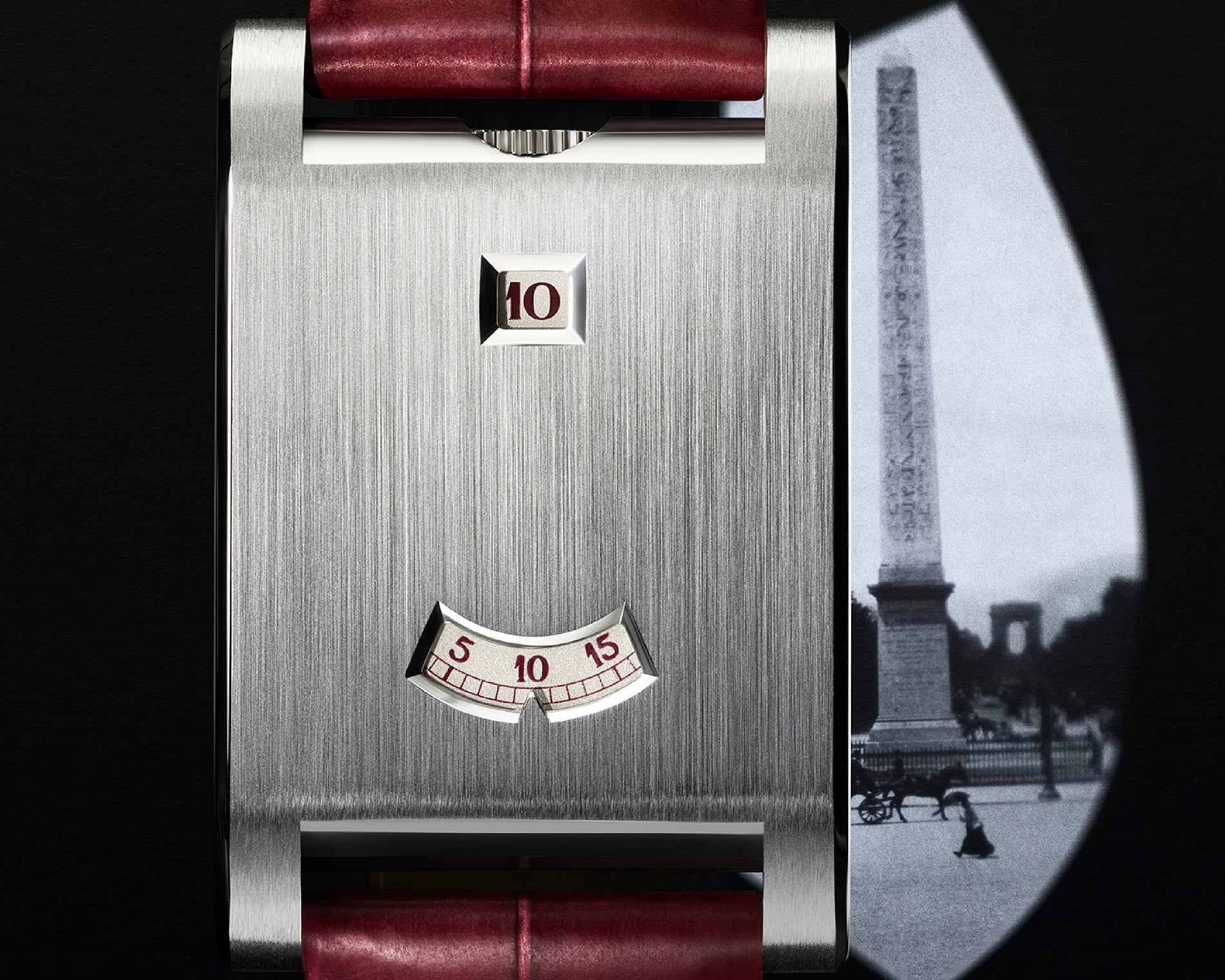 Cartier rinde homenaje al misterioso Tank à Guichets 1 Reloj Cartier Privé.