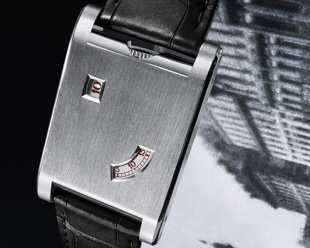 Cartier rinde homenaje al misterioso Tank à Guichets 3 Tank à Guichets de Cartier.