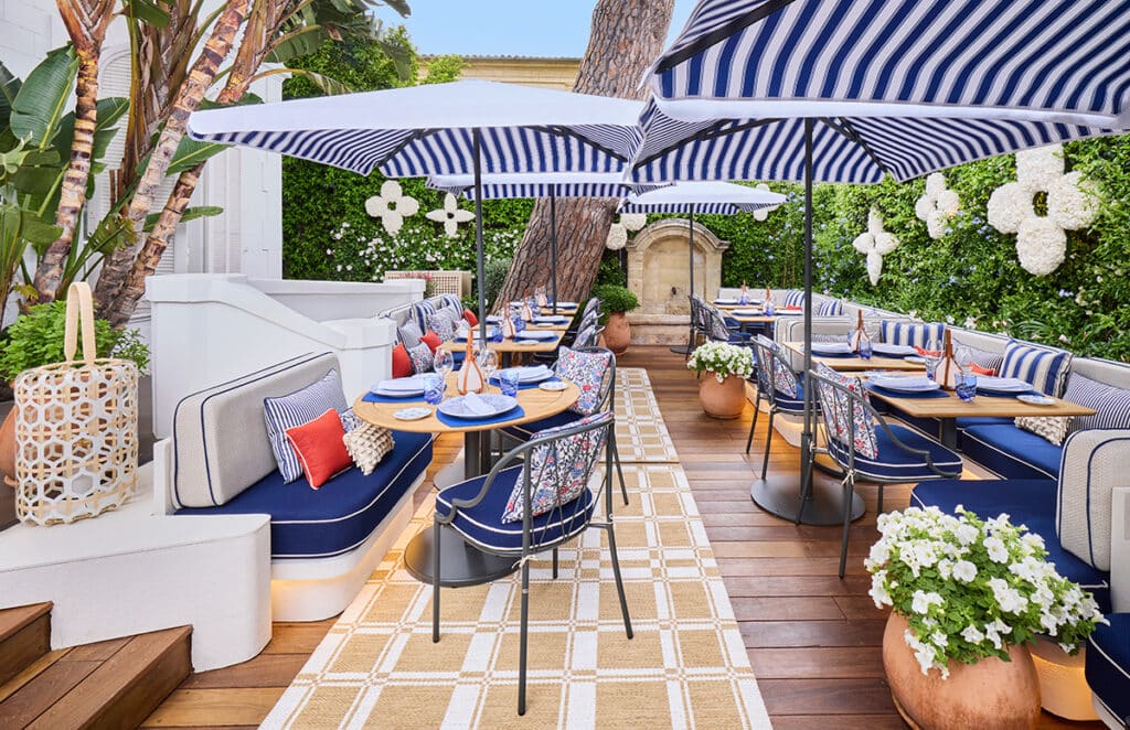 Louis Vuitton reabre su restaurante con estrella Michelin en Saint-Tropez.