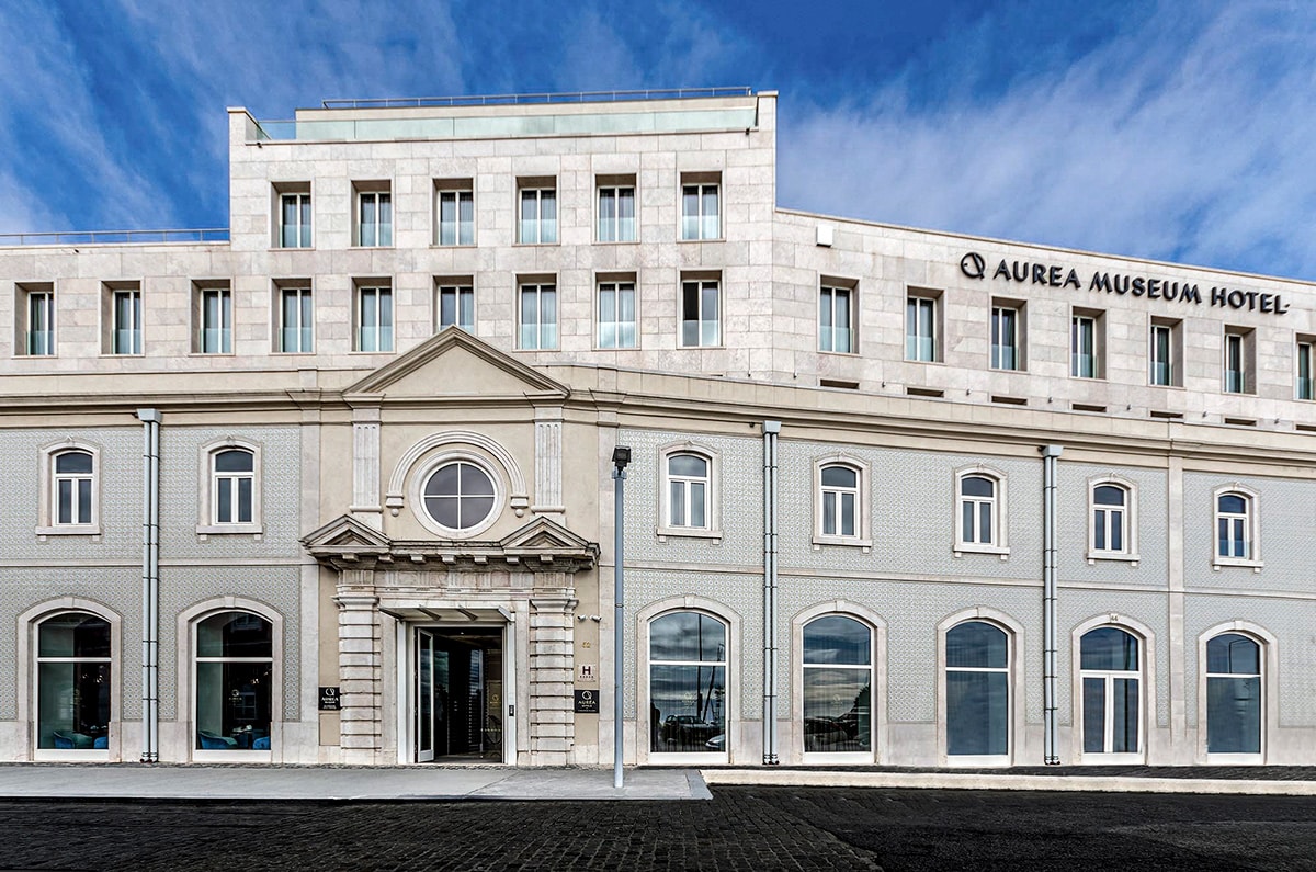 Fachada del Áurea Museum.