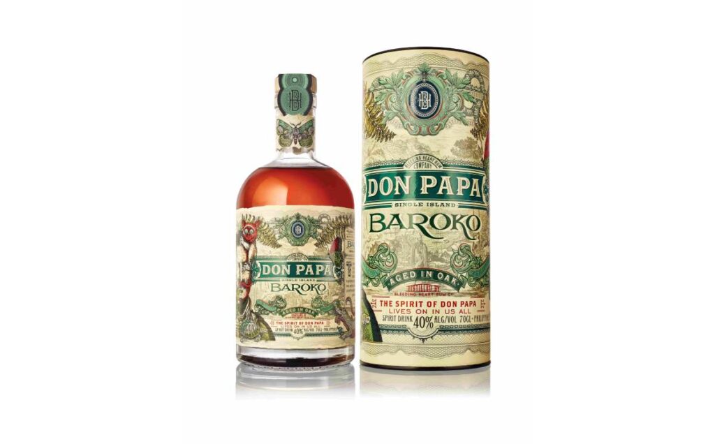 Cóctel Doña Flora de Don Papa Rum.