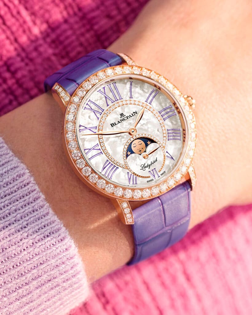 Ladybird Colors: Blancpain presenta una nueva joya para su colección femenina 2 Ladybird Colors Royal Purple de Blancpain.