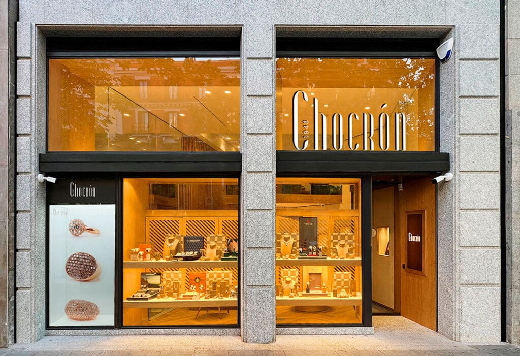 Nueva boutique de Chocrón en la calle Serano de Madrid.