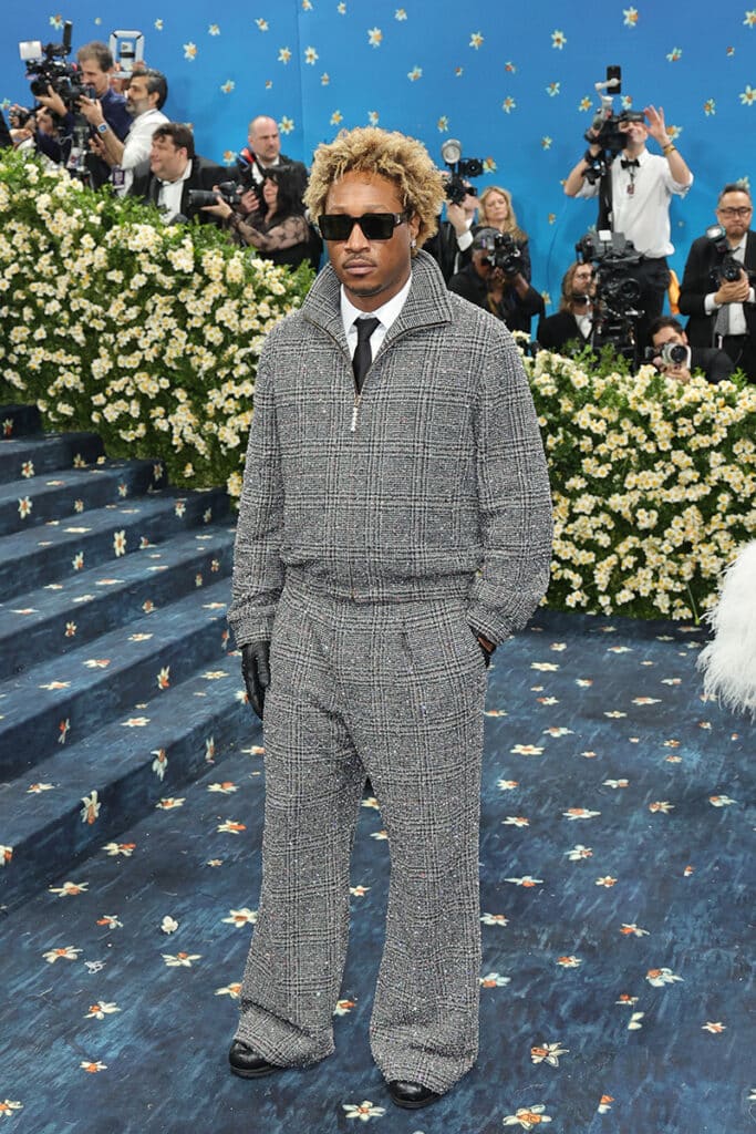 Future en la Met Gala 2025 con un diseño de Louis Vuitton.