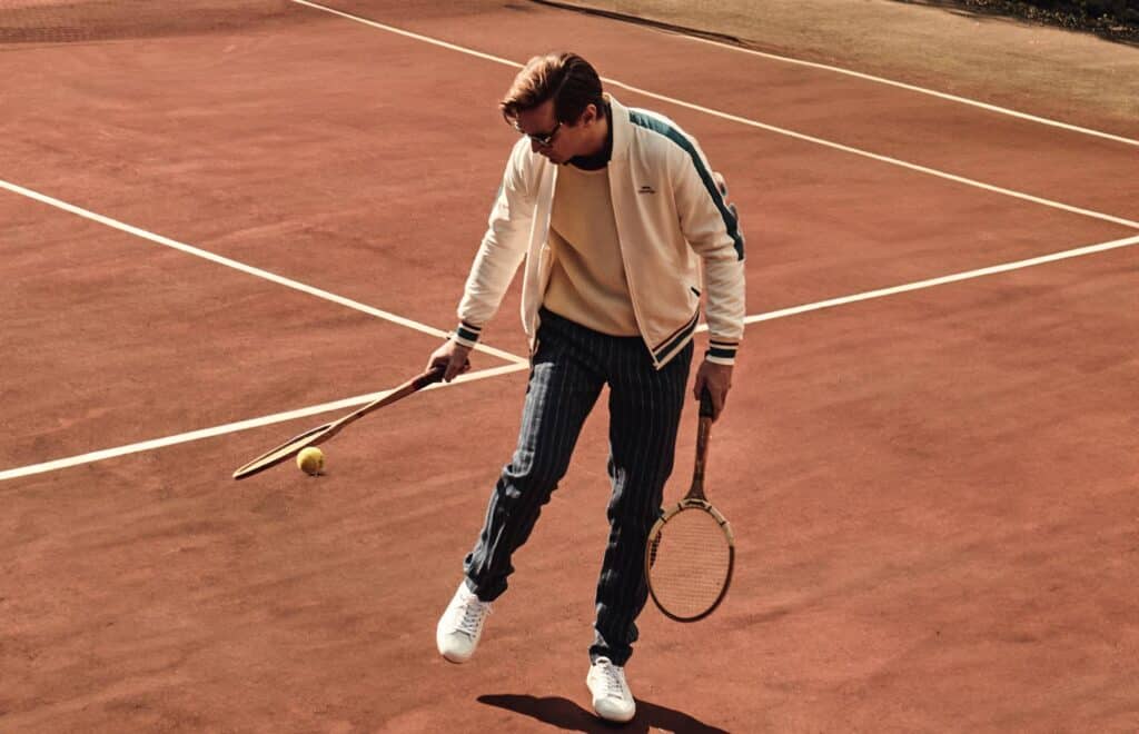 Moda inspirada en el tenis.