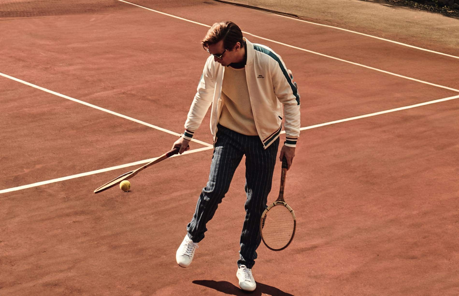 Moda inspirada en el tenis.